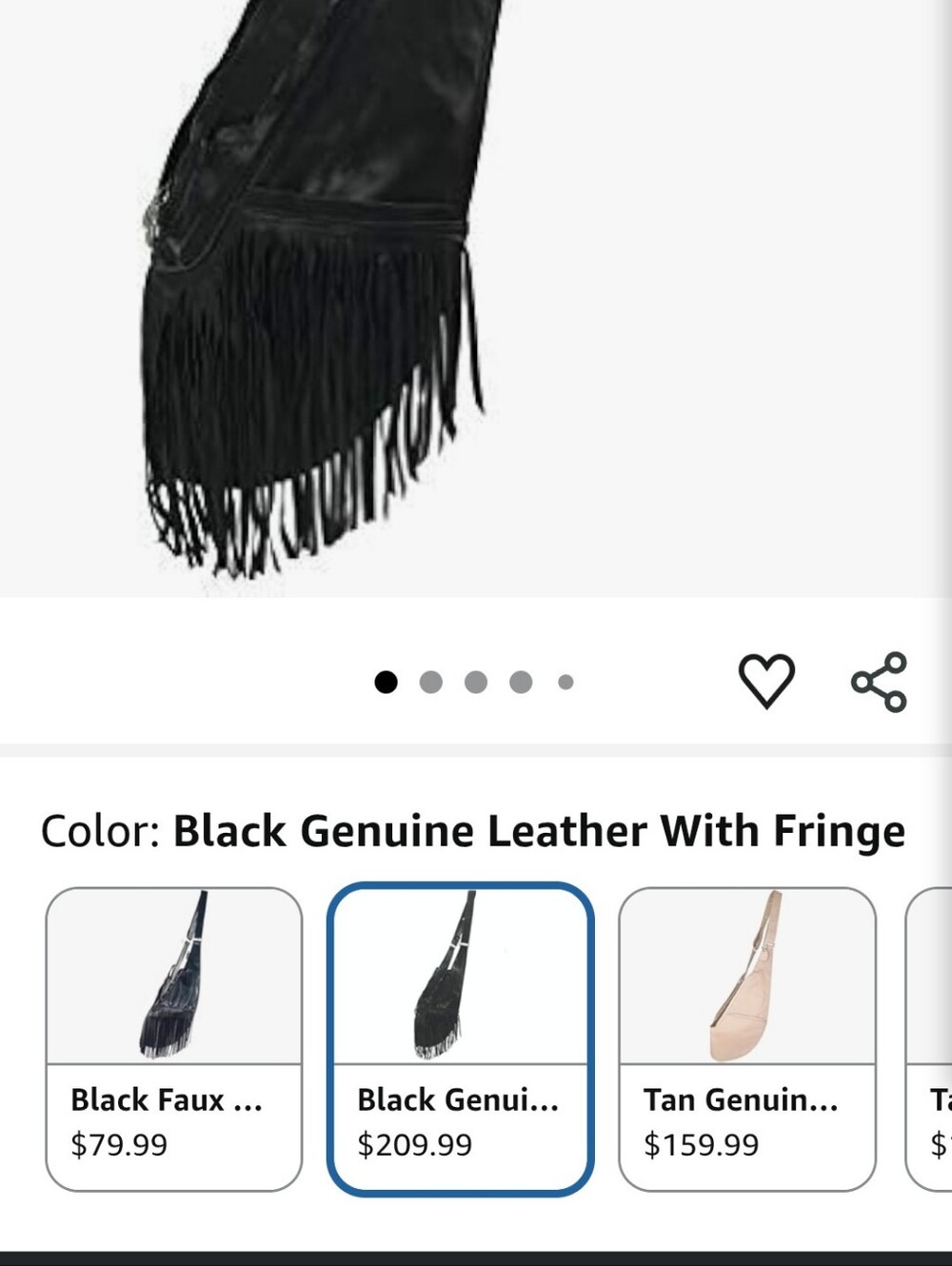 SASH 100% Genuine Leather Black Fringe Travel Bag With RFID Protection - Picture 2 of 16